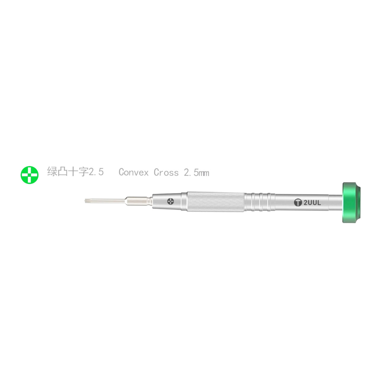 OBENG SATUAN 2UUL SD04 +2.5mm Convex Cross Everyday Screwdriver for Phone Repair